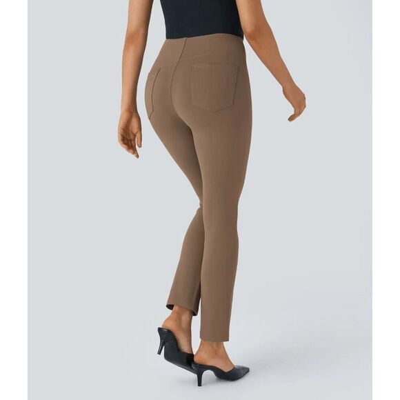 NWT Size Sm Halara Flex™ High Waisted Back Side Pocket Tapered Work Pants - Picture 2 of 2